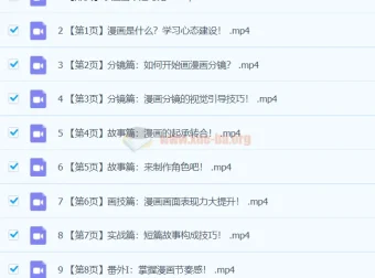 【简笔漫画】《今天开始画漫画：零基础入门到创作》漫画课程