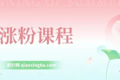 抖音快手公众号涨粉课程：助力小白上手，实现日入500+