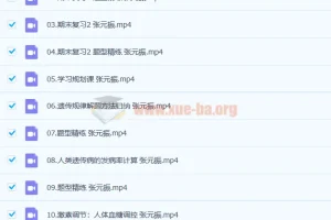 2023高二生物张元振a+全年班（更新16讲）