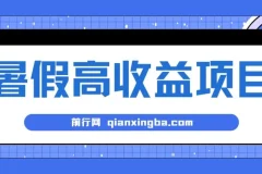 暑期小游戏赛道高收益项目：日收益1 – 2k+，长期稳定、上手快、门槛低【揭秘】