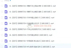 【完结】2024中考语文：信息类文本一本通