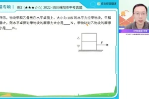 付雷2023初三物理A+班：中考冲刺全攻略