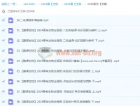 2024 高三高考张鹏生物二轮寒假班课程