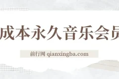 独家0成本永久音乐会员多渠道变现玩法实操教程