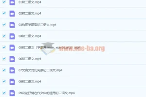 2020年段微微八年级语文秋季课程（全16讲·已完结）