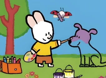 法国国宝级简笔画启蒙动画《路易小兔子 Louie》(1-4季)