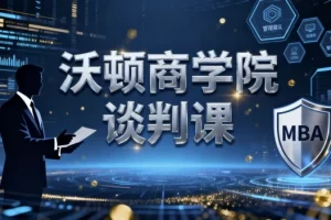沃顿商学院谈判课：适用于多元情境的谈判技巧课程