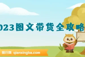 超火图文带货全攻略：从0-1打造图文书单项目课程