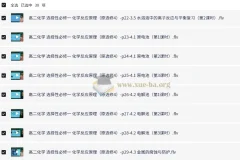 新人教版高中化学选择性必修1《化学反应原理》全套教学视频