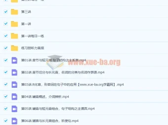 李勤骞 2019秋小学六年级英语秋季班15讲（含讲义资料）