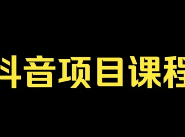 肖掌柜抖音孵化训练课程：教你玩转抖音网络与电商