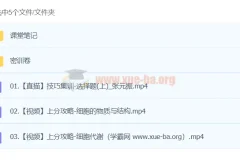 张元振2024高三高考生物密训班课程