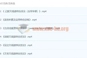 【中考语文冲刺营】冲刺考场满分班：助力中考语文提分