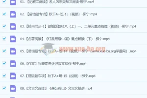 2024初二语文柳宁A+秋季班（下）