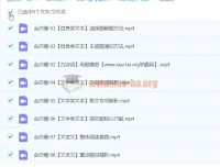 2024金亦姗高三高考语文寒假班课程