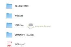 2025高中地理学习资料包：知识点、教辅与试卷合集