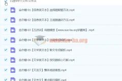 2024金亦姗高三高考语文寒假班课程