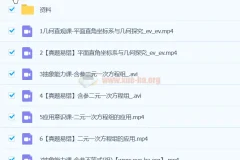 2024朱韬数学初一数学S班与A+班春季下课程