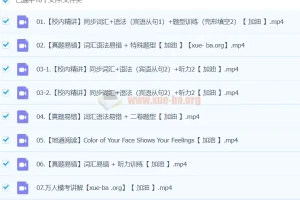 2024春下初二英语A+班课程