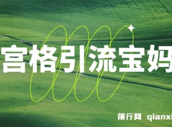 宝妈粉引流：九宫格运营教程