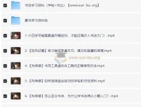 熊伟零基础书法入门课：B站精品篆书学习课程