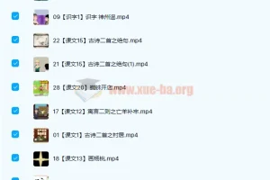 芝麻动漫语文：小学二年级下册33讲