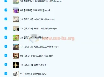 芝麻动漫语文：小学二年级下册33讲