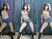 AI发光短裙舞蹈视频制作教程：新手快速上手指南