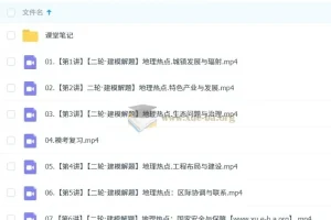 2025高三王群高考地理暑假班、秋季班、寒假班、春季班课程