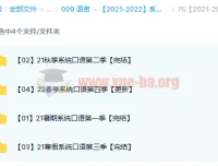 2021 – 2022系统口语1 – 4季课程资源