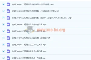 肖晗数学 A+ 2024 年高三高考数学寒假班