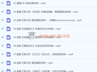 2024年高一高中语文张炯一寒假课程