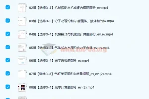 2022高三高考物理李搏二轮复习A+春季班
