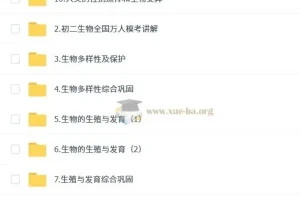 张雨桐 2025 初二生物培训班（秋下·全国版·A+）