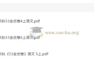 2025 秋季春季小学语文 1 – 6 年级《53 全优卷》与《黄冈名师全优 AB 卷》