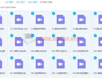 于佳卉2023高三生物高考一轮全体系规划学习卡（知识视频169节）