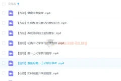 钟啸高一化学全体系规划学习卡(上1期)