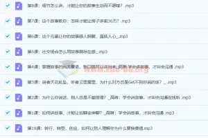 高琳《学会讲故事，才叫会沟通》课程（完结）