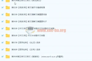 任佳初二语文年卡目标满分班（全国人教版，含80讲及讲义）