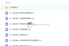 2025高中高一康冲化学全年课程