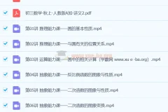 2024杨靖宁初三中考数学A+秋季班（秋上）