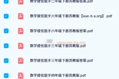 2024 春季通成学典提优能手小学数学苏教版