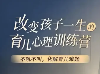 改变孩子一生的育儿心理训练视频教程