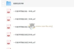 小学数学1-6年级《举一反三》思维训练资源