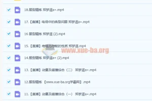 2023高考物理郑梦瑶a+全年班：一轮暑假班与秋季班（更新20讲）