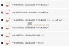 3 – 9年级英语四合一阅读组合训练：全学段英语阅读提升资料