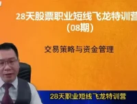 天智一飞《28天股票职业短线飞龙特训营》第08期：股票交易策略与资金管理内训教材