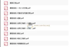 蘑菇培优初中数学小绿皮（9册）：初中数学学习资料