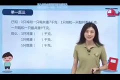 《小学奥数举一反三》1 – 6年级全册视频讲解：掌握举一反三技巧