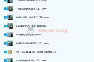 高中英语核心语法：高中基础动词讲解（精讲版）